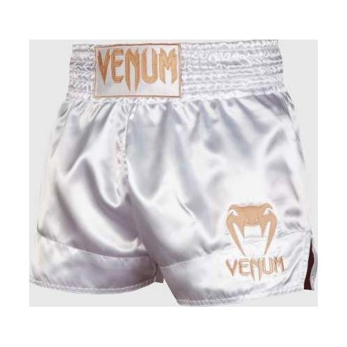 Шорты для муай-тай Venum Classic – бело-золотые