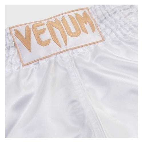 Шорты для муай-тай Venum Classic – бело-золотые