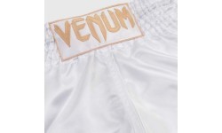 Шорты для муай-тай Venum Classic – бело-золотые