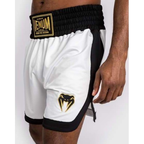 Боксёрские шорты Venum Classic, белые/чёрные