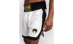 Venum Classic Boxing Shorts - White/Black