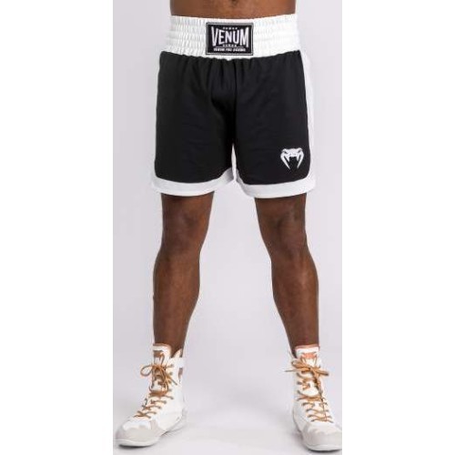 Venum Classic Boxing Shorts - Black/White