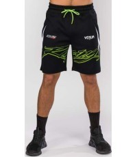 Vyriški medvilniniai šortai Venum x Bud Racing – juoda/balta/žalia