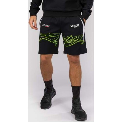Vyriški medvilniniai šortai Venum x Bud Racing – juoda/balta/žalia