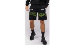 Vyriški medvilniniai šortai Venum x Bud Racing – juoda/balta/žalia