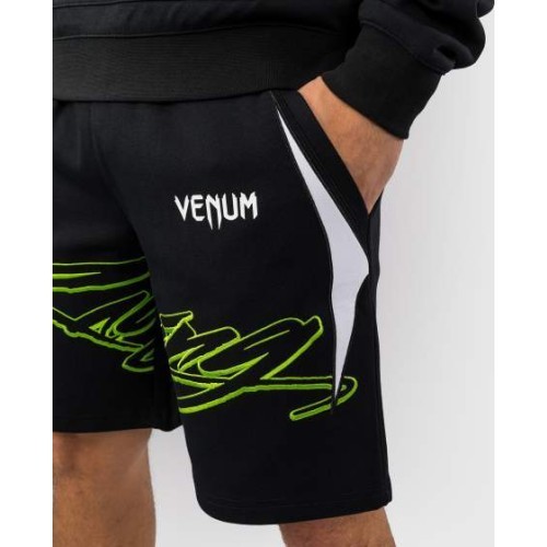 Мужские хлопковые шорты Venum x Bud Racing – чёрный/белый/зелёный