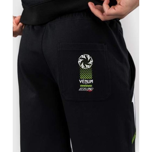 Venum x Bud Racing Men’s Cotton Shorts - Black/White/Lime Green