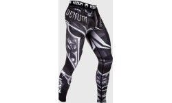 Компрессионные тайтсы Venum Gladiator 3.0, чёрно-белые