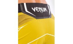 UFC Venum Authentic Fight Night moteriški MMA šortai, siauras kirpimas, geltoni