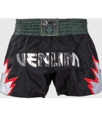 Venum Inferno Muay Thai šortai - Deep Black/Khaki