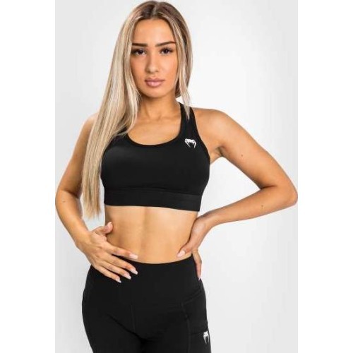 Venum Essential Medium Impact Sport Bras - Black