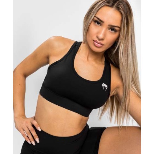 Venum Essential Medium Impact sportinės liemenėlės, juodos