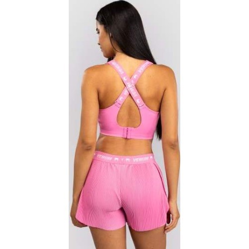 Venum Essential X moteriška sportinė liemenėlė – Candy Pink