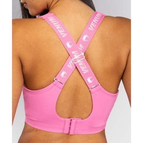 Venum Essential X moteriška sportinė liemenėlė – Candy Pink