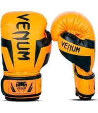Venum Elite vaikiškos bokso pirštinės - Exclusive - fluorescencinės oranžinės
