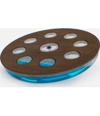 Балансборд с водой NOHrD Eau-Me Board, орех