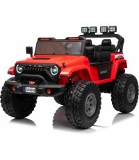 Elektromobilis Extreme Sport 4x4, raudonas, dvivietis