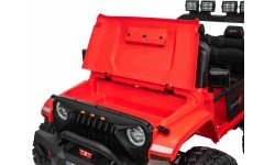 Elektromobilis Extreme Sport 4x4, raudonas, dvivietis