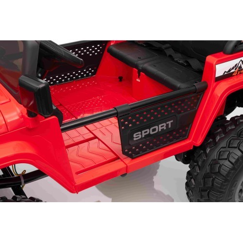 Электромобиль Extreme Sport 4x4, красный, двухместный