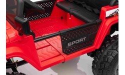 Электромобиль Extreme Sport 4x4, красный, двухместный
