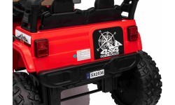 Elektromobilis Extreme Sport 4x4, raudonas, dvivietis