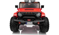 Elektromobilis Extreme Sport 4x4, raudonas, dvivietis