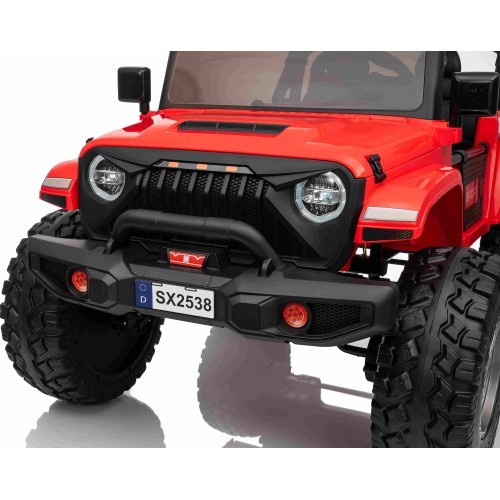 Электромобиль Extreme Sport 4x4, красный, двухместный