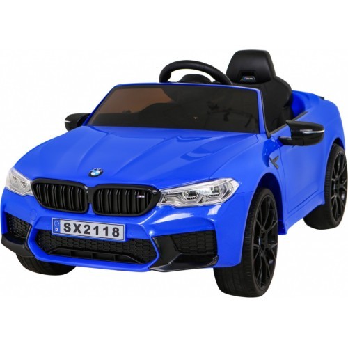 BMW M5 Drift mėlynas vaikiškas elektromobilis
