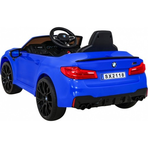 BMW M5 Drift mėlynas vaikiškas elektromobilis