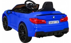 BMW M5 Drift mėlynas vaikiškas elektromobilis
