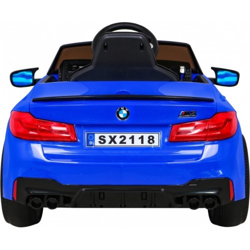 BMW M5 Drift mėlynas vaikiškas elektromobilis