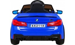 BMW M5 Drift mėlynas vaikiškas elektromobilis