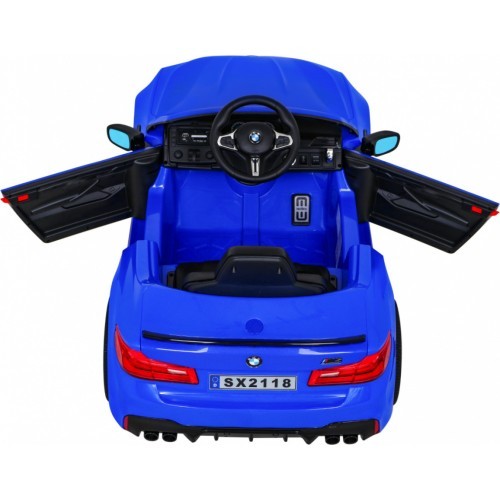 BMW M5 Drift mėlynas vaikiškas elektromobilis