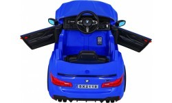 BMW M5 Drift mėlynas vaikiškas elektromobilis