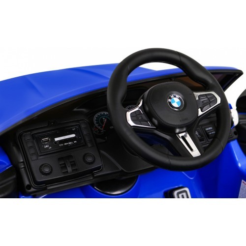 BMW M5 Drift mėlynas vaikiškas elektromobilis