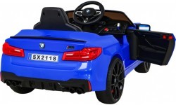 BMW M5 Drift mėlynas vaikiškas elektromobilis