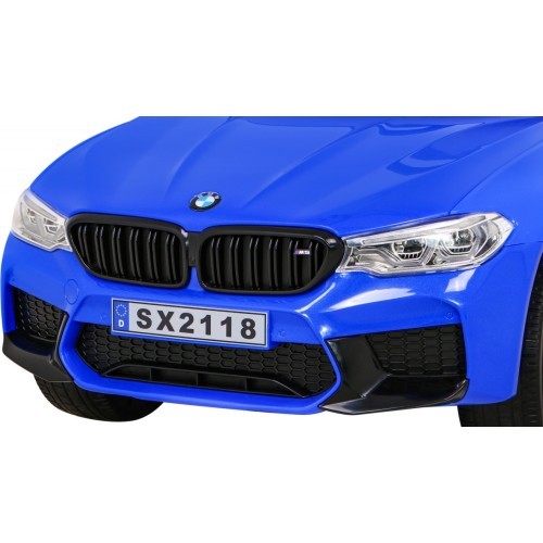 BMW M5 Drift mėlynas vaikiškas elektromobilis