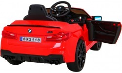 Elektromobilis BMW M5 Drift, raudonas