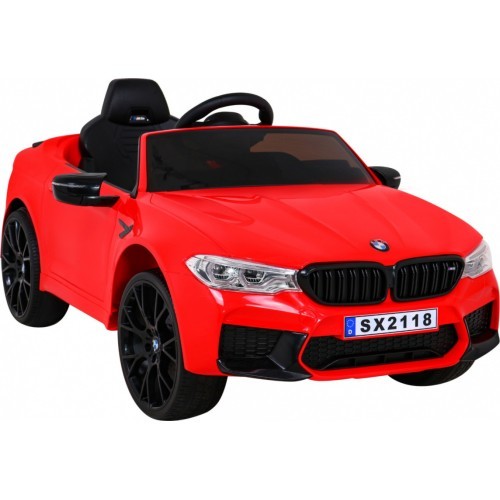 Elektromobilis BMW M5 Drift, raudonas