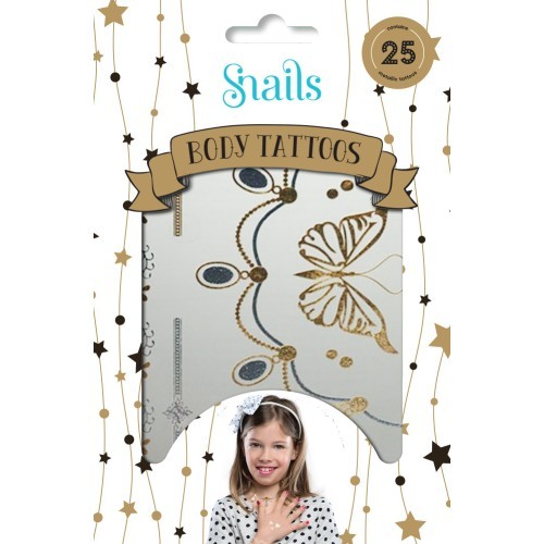 Snails Tattoos Metallic body jewellery