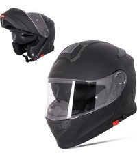 Модульный мотошлем W-TEC Venero - Magic Matt Black