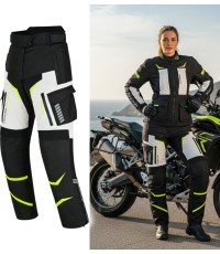 Женские мотоциклетные брюки W-TEC Warao Lady - Black/Blue