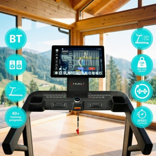 PROFESSIONAL ELECTRIC HOME TREADMILL WITH INCLINE AND DECLINE FUNCTION HMS TERRUN475