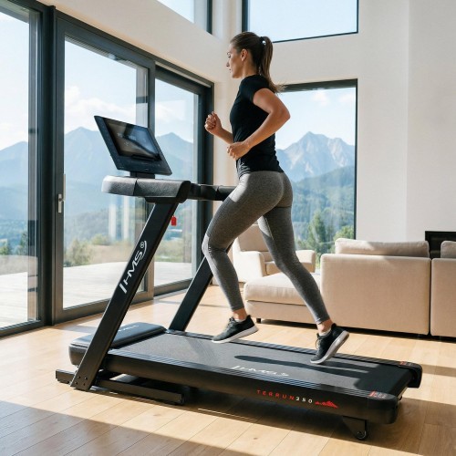 ELECTRIC TRAINING TREADMILL WITH INCLINE AND DECLINE ADJUSTMENT HMS TERRUN350