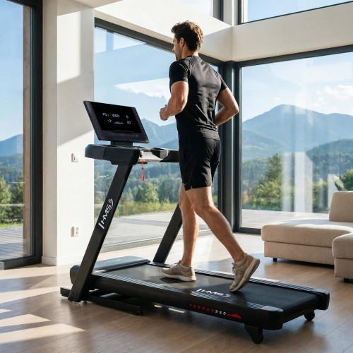 ELECTRIC TRAINING TREADMILL WITH INCLINE AND DECLINE ADJUSTMENT HMS TERRUN350