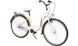 Dviratis AZIMUT Vintage 28" 3-speed 2025 white-cream matt