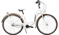 Двиратис AZIMUT Vintage 28" 3-скоростной 2023 бело-кремовый матовый