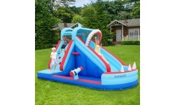 Pripučiama batutų pilis AirMyFun Shark 83046