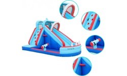 Pripučiama batutų pilis AirMyFun Shark 83046
