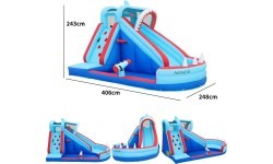 Pripučiama batutų pilis AirMyFun Shark 83046